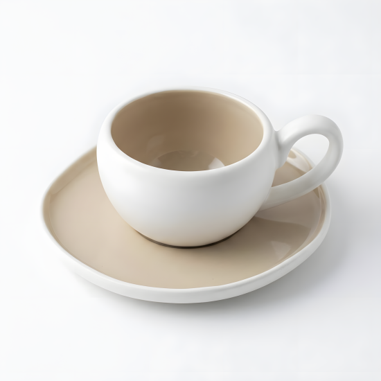 Tea Cup and Saucer Set - 6 Pcs