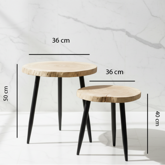 Wooden Table Set 2 pieces