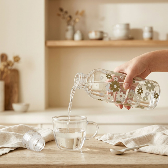 Glass Water Bottle 750 ml