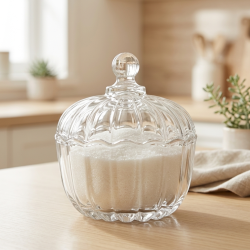 Glass Sugar Bowl