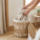 Straw Laundry Basket Small