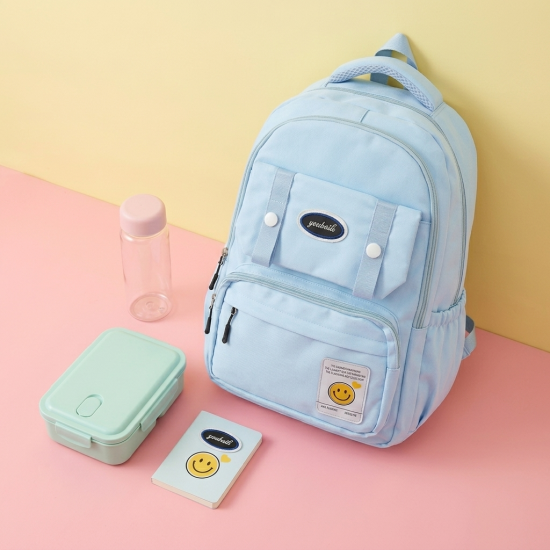 Backpack With 3 Zippers