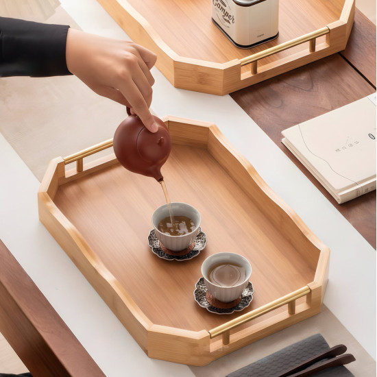 Wooden Tray Set 3 Pcs