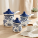 Flowers Pattern Coffee Pot Set 3 Pieces