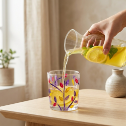 Glass Cups Set 6 Pcs