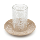 Glass Cups And Saucer Set 6 Pcs