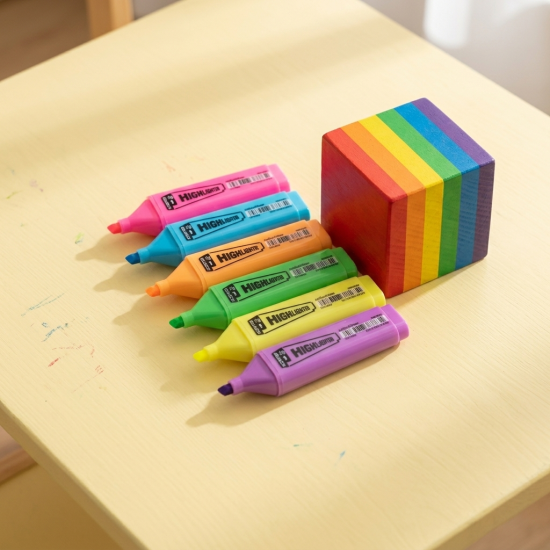 Scented Highlighter Set 6 Pieces