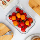 Glass Container With Wooden Lid 1040 ml