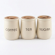 Porcelain Spice Jar Set - 3 Pcs