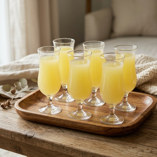 Glass Cup Set 6 Pcs - 385 ml