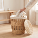 Straw Laundry Basket Small