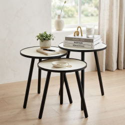 Metal Table Set 3 Pcs