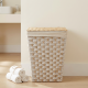 Straw Laundry Basket Large