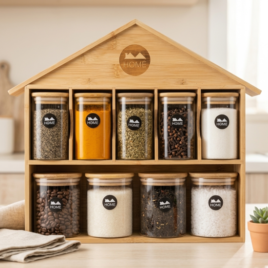 Spice Jar Set - 10 Pcs