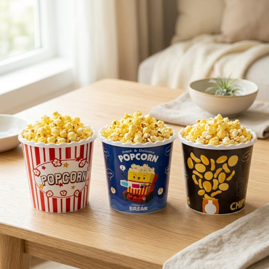 Plastic Popcorn Bowl