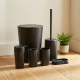 Plastic Bathroom Set - 6 Pcs