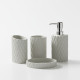Ceramic Bathroom Set - 4 Pcs