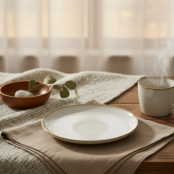 Porcelain Plate 20x1.8cm