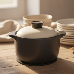 Porcelain Cooking Pot 22 cm