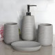 Ceramic Bathroom Set - 4 Pcs