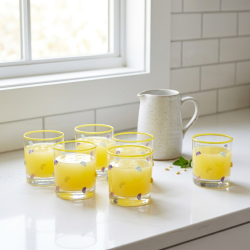 Glass Cups Set 6 Pcs