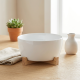 Porcelain Bowl with Wooden Stand
