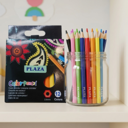 Wooden Colored Pencils 12 Pcs