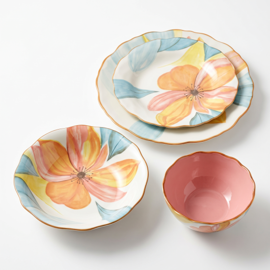 Dinnerware Set - 24 Pcs