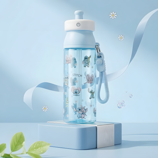 Stitch Plastic Water Bottle 500 ml