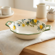 Lemon Pattern Porcelain Bowl