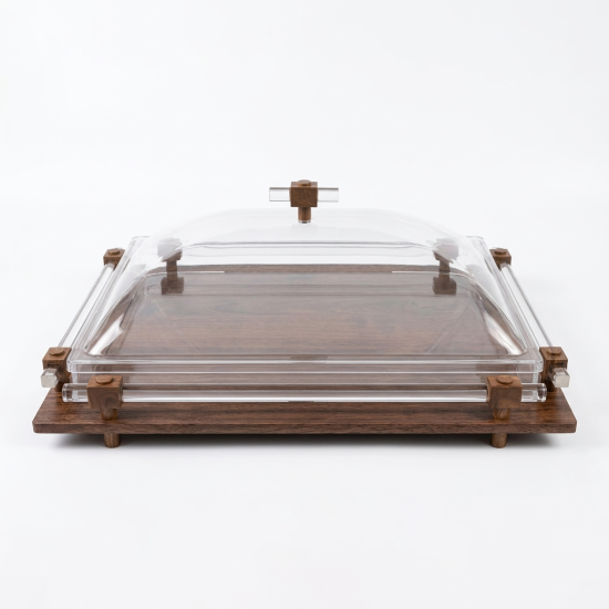 Wooden & Acrylic Serving Platter