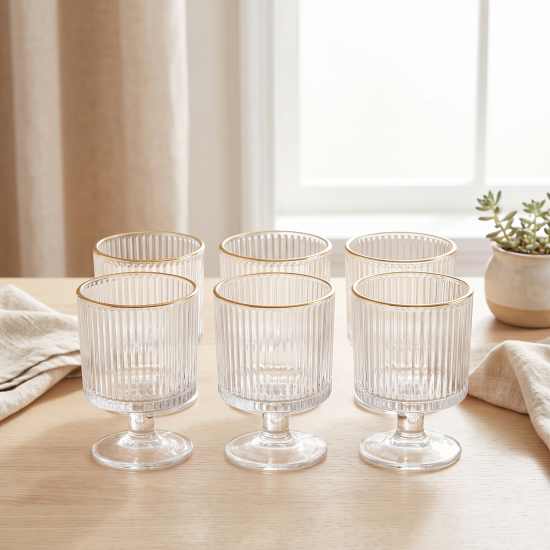 Glass Bowls 6 Pcs