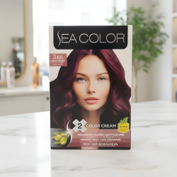 Sea Color Hair Dye Aubergine Red