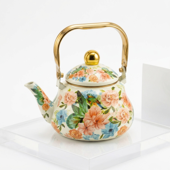 Flowers Pattern Tea Pot 1.5 Liter