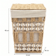 Straw Laundry Basket Small