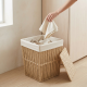 Straw Laundry Basket Medium