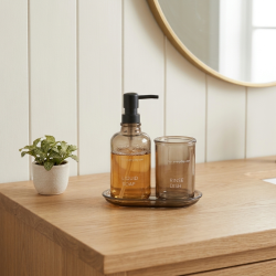 Glass Bathroom Set 3 Pcs