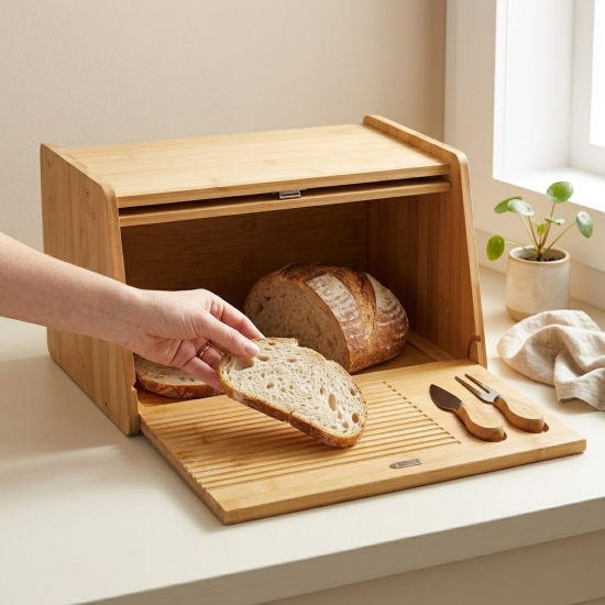 Wooden Bread Box