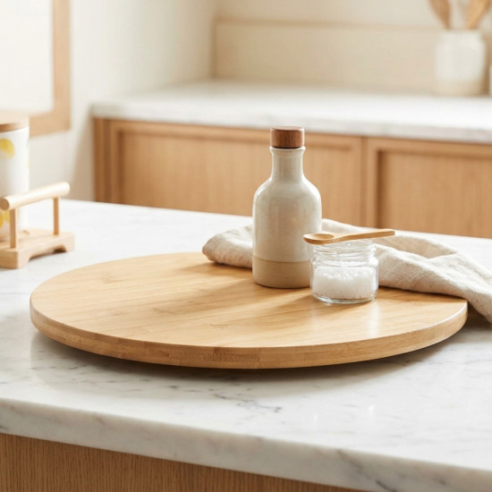 Wooden Rotating Plate