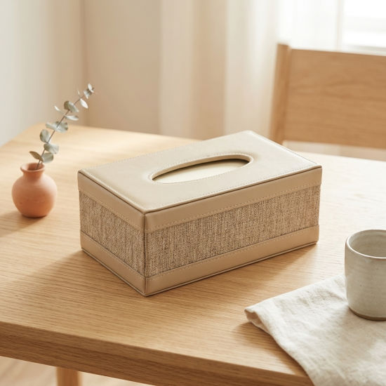 Leather Tissue Box