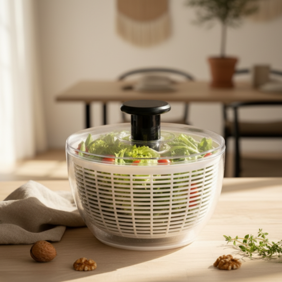 Salad Spinner Drain Bowl