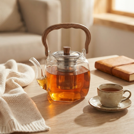 Glass Teapot 1 Liter