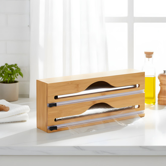 Dual Wooden Foil Dispenser