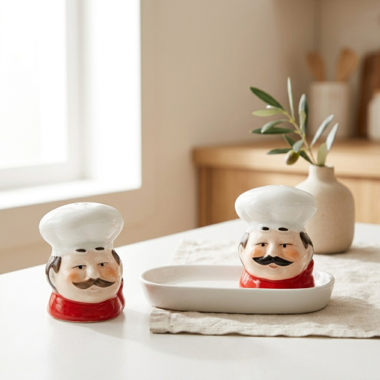 Porcelain Salt and Pepper Shaker Set