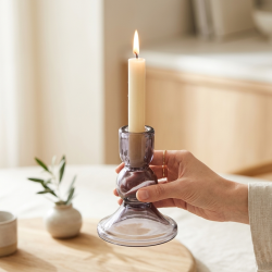 Glass Candleholder Small