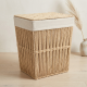 Straw Laundry Basket Medium