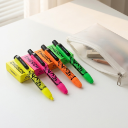Neon Highlighter Set 4 Pieces