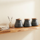 Porcelain Spice Jar Set - 3 Pcs