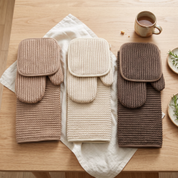 Drying Mat And gloves, And Heat Mask Set
