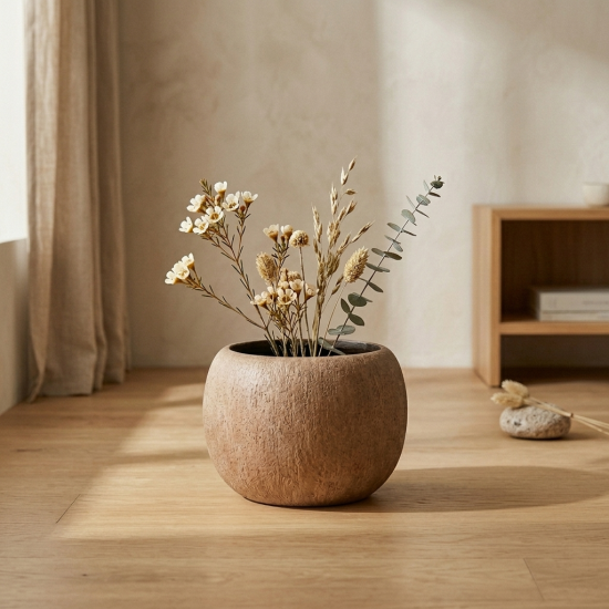 Porcelain Plant Pot Medium